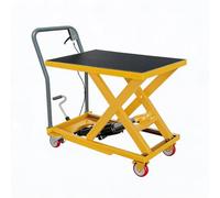 Carrello idraulico manuale a doppia forbice da 350 libbre, altezza di