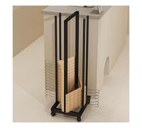Carrello Impilabile For Grucce Con 4 Ruote, Carrello Impilabile Con 4 Lati, Espositore 4 In 1, Può Contenere Fino A 140,Negozi Di Abbigliamento(Black,127x35x30cm)