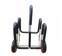 Carrello Kayak Impugnatura Centrale Carrello Canoa Imbottitura Nera