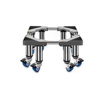 Carrello Lavatrice Base per lavatrice e asciugatrice, base per lavatrice con 8 ruote bloccabili, regolabile e carrello alto per frigorifero, lunghezza/larghezza 45-65 cm, carrello con ruote