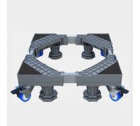 Carrello Lavatrice Con Ruote,Supporto Asciugatrice, Con 4 Ruote Piroettanti E 4 Piedi Supporti E Telai Per Lavatrici E Frigorifero,Capacità Di Peso 300 Kg(4 legs 4 double wheels)