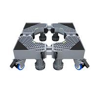 Carrello Lavatrice Con Ruote,Supporto Asciugatrice, Con 4 Ruote Piroettanti E 4 Piedi Supporti E Telai Per Lavatrici E Frigorifero,Capacità Di Peso 300 Kg(4 legs 4 single wheels)