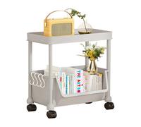 Carrello Libri A Rotelle | Carrello Organizzatore Multilivello Per Cosmetici,Libreria Rotolante per Aula - per Casa Bagno Studio Scuola Ufficio Documenti DVD Laptop Forniture Cucina Cosmetici Paviment