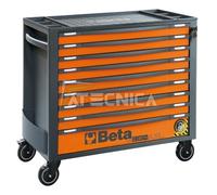 Carrello lungo Beta RSC24AXL 9/O cassetti arancio con sistema antiribaltamento