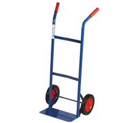 Carrello manuale kg.80 portatutto ferro 2 ruote piene trasporto pacchi scatole c