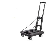 Carrello manuale pieghevole, Carrello pieghevole leggero con 4 ruote, pieghevole for il trasporto
