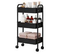 Carrello meccanico a 3 livelli, Carrello portaoggetti con ruote, Carrello organizer multifunzionale, Soluzioni di stoccaggio della cucina, Carrello di utilità del bagno, Organizzatore di stoccaggio di