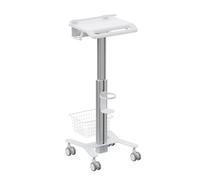 Carrello Medico Kimex 120-0051K3 Supporto Antifurto Portatile Altezza Regolabile