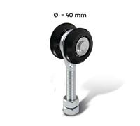 Carrello medio 2 RB ZN con perno per monorotaia - Rolling Center