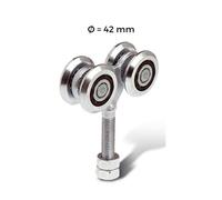 Carrello medio 4 RB con perno per monorotaia - Rolling Center