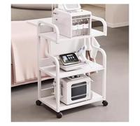 Carrello Mobile Multifunzionale - Carrello For Estetista Con Ruote, Carrello For Macchine Estetiche For Saloni, Spa, Carrello Mobile For Macchine Estetiche A 3/4 Livelli For Saloni(White,3 Tier)