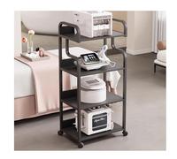 Carrello Mobile Multifunzionale - Carrello For Estetista Con Ruote, Carrello For Macchine Estetiche For Saloni, Spa, Carrello Mobile For Macchine Estetiche A 3/4 Livelli For Saloni(Nero,4 Tier)