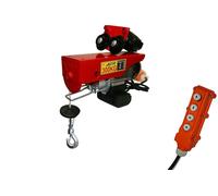 Carrello Mobile paranco elettrico rotolante 230V 150 / 300Kg 600W con telecom...