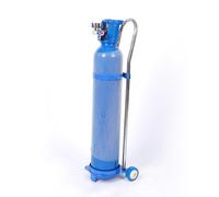 Carrello mobile per bombole di ossigeno con ruote, supporto per bombole di gas da 10/15/20 litri, carrelli resistenti per un trasporto sicuro