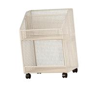 Carrello mobile per libri a rotelle con ruote, scaffale multifunzionale a 2 livelli per lavanderia e casa nization Utility Bin per una facile mobilità e soluzioni salvaspazio