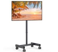 Carrello Mobile Su Ruote per TV Piatto/Curvo Da 13 a 43 Pollici Supporto TV