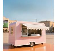 Carrello mobile versatile del rimorchio multiuso dell'alimento dell'acqua con le ruote, attrezzato per le operazioni quotidiane della bevanda o il servizio di evento
