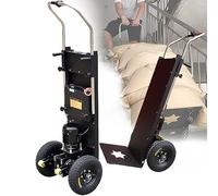 Carrello montascale Elettrico da 1500 W con capacità di carico di 500 kg - Sali e scendi Le Scale Senza Sforzo, Facile da Usare e Portatile, Batteria Rimovibile da 48 V/18 Ah