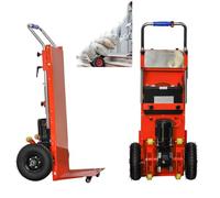 Carrello montascale Elettrico, Facile da Usare e Portatile, Batteria Rimovibile, Sali e scendi Le Scale Senza Sforzo, Carrello per Sacchi Oggetti Pesanti su E Giù Scale,001