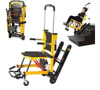 Carrello Montascale Elettrico, Montascale Elettrico Cingolato, per Pazienti Anziani Disabili E Trasferimento Merci, può Salire e Scendere Le Scale,001