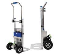 Carrello montascale elettrico resistente con manico allungabile in lega di alluminio motore brushless ideale per spostare oggetti ingombranti sulle scale