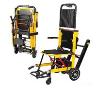 Carrello Montascale Elettrico, Sedia A Rotelle Elettrica per Salire Le Scale, Montascale Elettrico Cingolato, per Anziani Disabili, può Salire e Scendere Le Scale,001