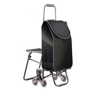 Carrello montascale portatile, multifunzione, con 6 ruote in gomma resistente e copertura impermeabile per un facile trasporto e una capacità di carico pesante