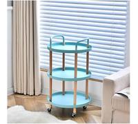 Carrello multifunzione a 3 ripiani - Versatile scaffale portaoggetti per cucina, bagno o ufficio domestico - tavolino e libreria durevole per uso domestico o aziendale