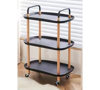 Carrello multifunzione a 3 ripiani - Versatile scaffale portaoggetti per cucina, bagno o ufficio domestico - tavolino e libreria durevole per uso domestico o aziendale