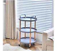 Carrello multifunzione a 3 ripiani - Versatile scaffale portaoggetti per cucina, bagno o ufficio domestico - tavolino e libreria durevole per uso domestico o aziendale