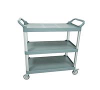 Carrello multiuso con rotelle for carichi pesanti a 3 livelli con ruote silenziose