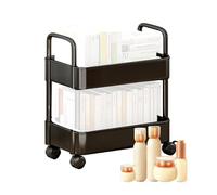 Carrello multiuso con ruote - Carrello portaoggetti mobile, ripiano organizer a più livelli | Carrelo con ruote staccabile sottile e resistente per cucina, bagno, spazi ristretti, per uso domestico,