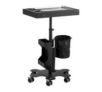 Carrello multiuso con ruote per parrucchiere tintura ed estetista