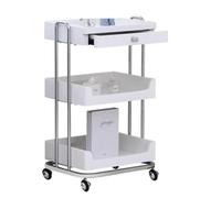 Carrello multiuso con ruote per salone, spa, camera da letto, bagno e ufficio