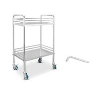 Carrello Multiuso Da Laboratorio Con Cassetti E Ripiani In Acciaio Inox Ruote Silenziose A 360° For, Clinica, Cucina, Salone, Garage, Officina(50 * 40 * 90cm none 2)
