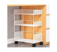 Carrello multiuso Scaffale portaoggetti sotto la scrivania Mobile con ruote da terra Accanto alla Piccola libreria Carrello porta libri