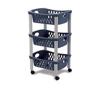 CARRELLO OTELLO A 3 PIANI BLU NAVY