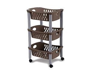 CARRELLO OTELLO A 3 PIANI MOKA