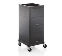 CARRELLO PARRUCCHIERE BARBIERE 4 CASSETTI PORTA ATTREZZI IN PLASTICA XANITALIA SECRET