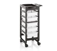 CARRELLO PARRUCCHIERE BARBIERE 5 CASSETTI PORTA ATTREZZI IN PLASTICA BARCELONA