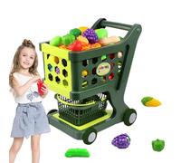 Carrello per bambini, carrello per la spesa per bambini, carrello giocattolo | Carrello per la spesa durevole con struttura stabile e divertimento interattivo per il gioco di ruolo per compleanno, Nat