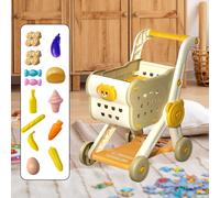 Carrello per bambini che imparano le abilità di shopping giocando a finta