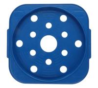 Carrello per Bombola Gas Mobile con Ruote, Base Stabile Rinforzata Blu | Acciaio Inox e Pp, Fondo Ispessito e Rinforzato, per Cucine Familiari e Ristoranti