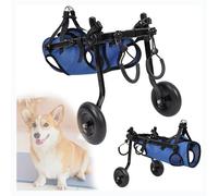 Carrello Per Cani Disabili Girello Regolabile Per Animali Disabili Carrello Cani Disabili Tutore Per Gambe Per Animali Domestici, Carrello Cane Disabile Adatto Per Le Zampe Posteriori
