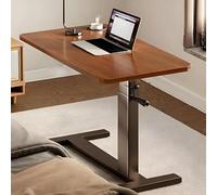 Carrello per computer portatile con ruote, scrivania per recupero ospedaliero, gambe in metallo resistente, tavolo versatile per casa, ufficio o camera da letto