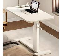 Carrello per computer portatile con ruote, scrivania per recupero ospedaliero, gambe in metallo resistente, tavolo versatile per casa, ufficio o camera da letto