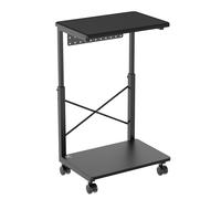 NanoRS Carrello portacomputer con ripiano, 80 kg max, altezza regolabile 550~850 mm, RS430