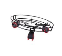 Carrello per fioriera con supporto per piante rotanti, vaso per alberi in