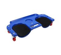 Carrello per Ginocchio Rotolante Spesso Imbottito con Rotelle Girevoli a 360° e Vassoio per Attrezzi per Riparazioni Auto e Manutenzione Domestica Blu
