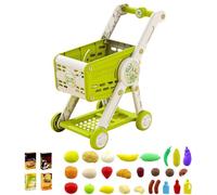 Carrello per la spesa giocattolo - Carrello della spesa Wheel Toy | Set trolley per bambini | Cestino per supermercato preferiva sorting, per giochi di ruolo per bambini di età compresa tra